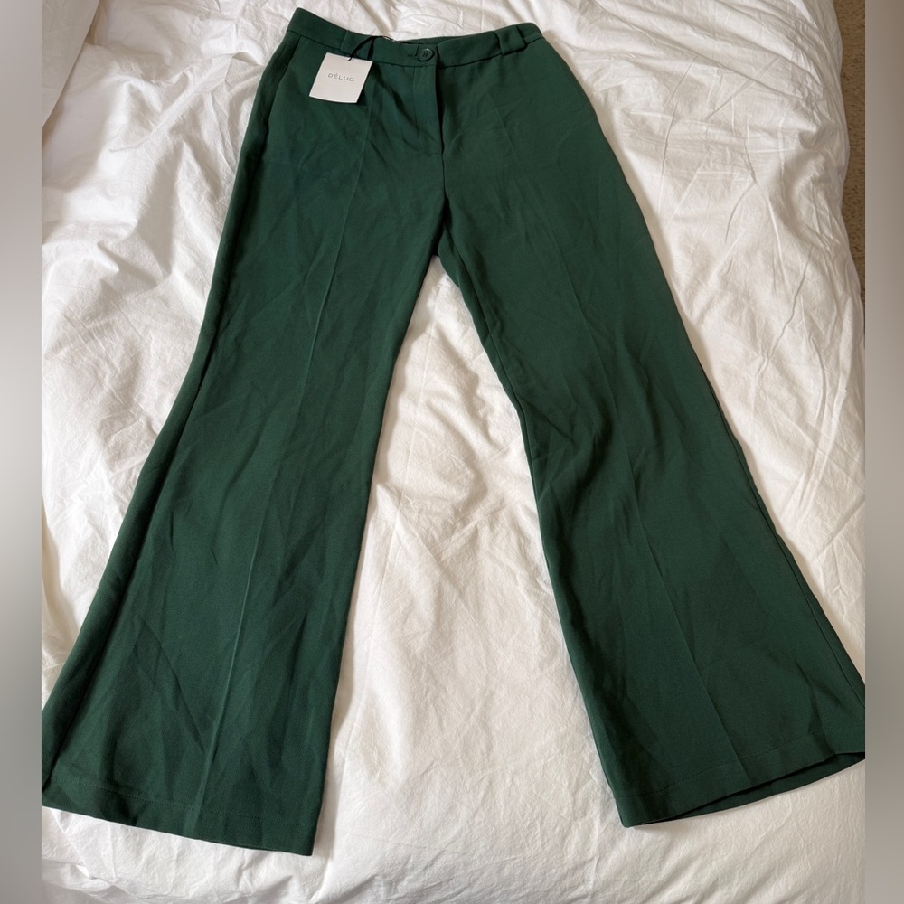 Deluc Loren Pant, green, size M NWT